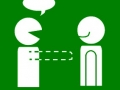 guardar la distancia durante una conversacion verde