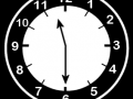 1130 Clock half past 11a